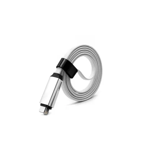 Câble de charge rapide Data transfer Type C to Lightning Gris