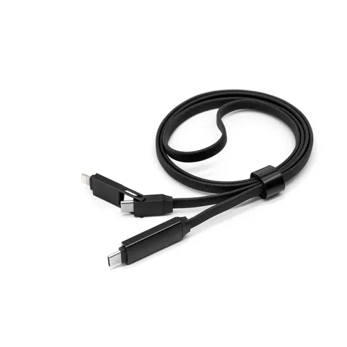 Câble de charge rapide Data transfer Type C to Lightning Gris