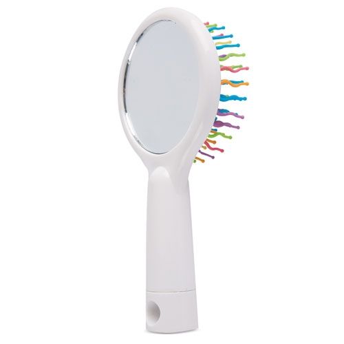 Brosse à Cheveux Miroir Kiss - Personnalisable par Sérigraphie