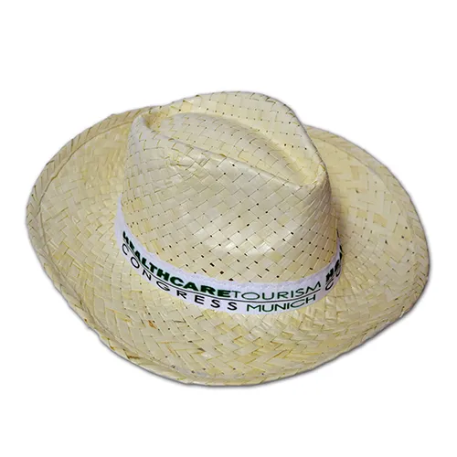 Chapeau de Paille Naturelle Personnalisable - Mixte