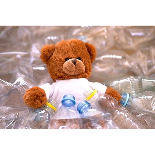 Ours en peluche éco-responsable RPET avec T-shirt personnalisable