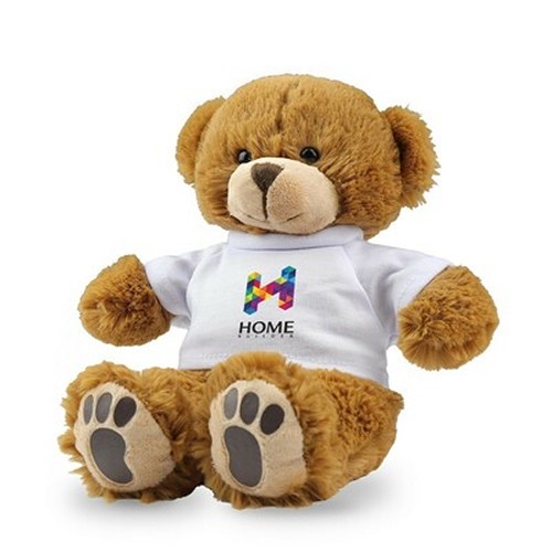 Ours en peluche éco-responsable RPET avec T-shirt personnalisable