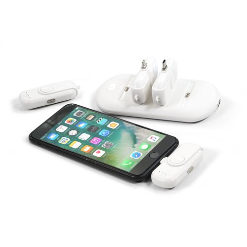 Station de Charge 4 Batteries Nomades Magnétiques Personnalisable