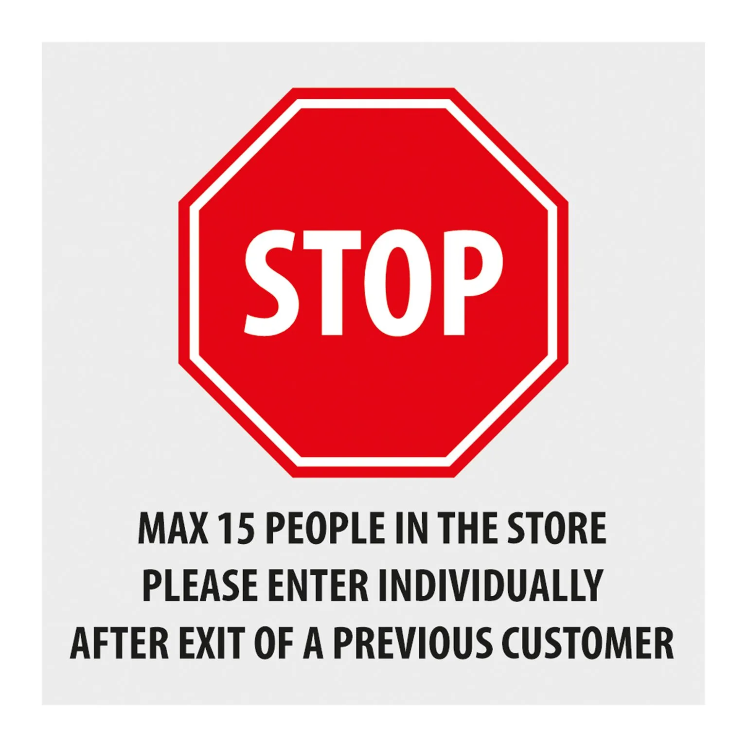 Autocollants de Signalétique Sécurité et Distanciation Sociale Professionnels