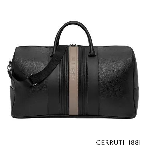 Sac de Voyage Bicolore Taupe & Noir Personnalisable