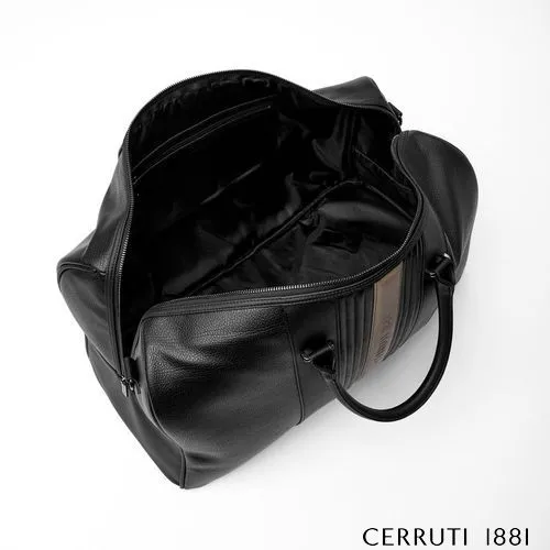 Sac de Voyage Bicolore Taupe & Noir Personnalisable