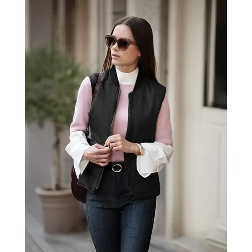 Gilet Femme Maine Recyclé - Personnalisable par Sérigraphie