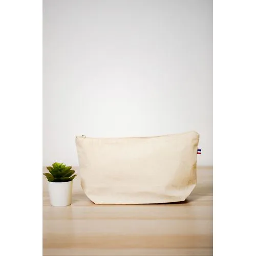 Trousse Coton à Soufflet Personnalisable - Fabrication Française