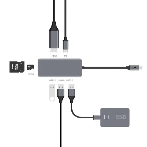 HUB 7 EN 1 - USB TYPE-C