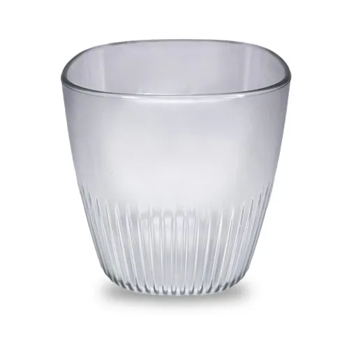 Tasse Moka Transparente 22cl en PET Recyclé - Fabrication Française
