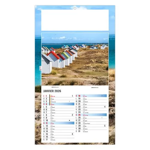 PLAQUE 1 VUE ALAIN 2026 - DOS CARTON - BLOC B2 - SANS MARQUAGE