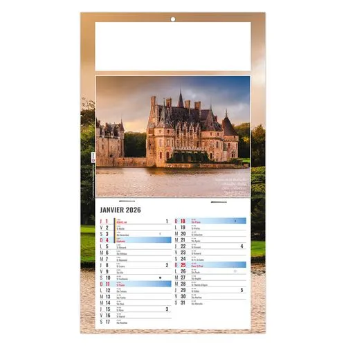 PLAQUE 1 VUE ALAIN 2026 - DOS CARTON - BLOC B2 - SANS MARQUAGE