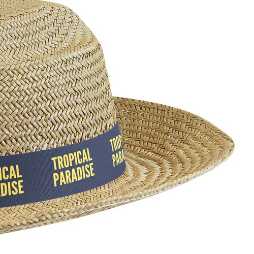 Chapeau de Paille Luxe Personnalisable HAVANA - Sur-mesure