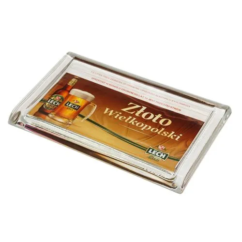 Ramasse-monnaie en Verre Personnalisable - Objet Pub Premium