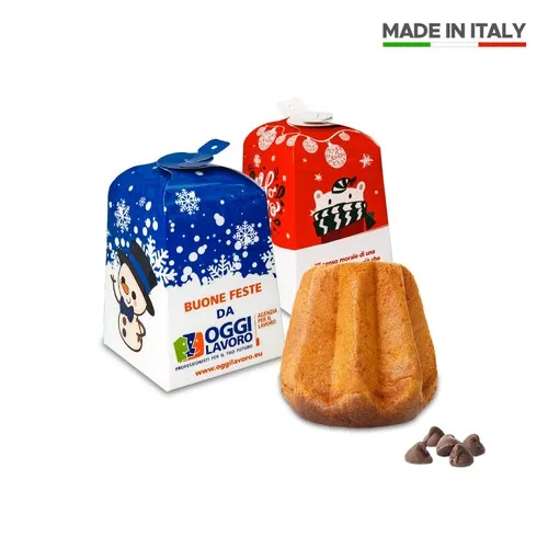Pandoro Chocolat Personnalisable - Cadeau Gourmand Entreprise 80g