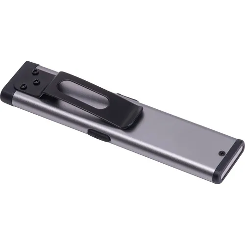 Lampe de Poche Plate Rechargeable Aluminium Recyclé - Dès 25 ex