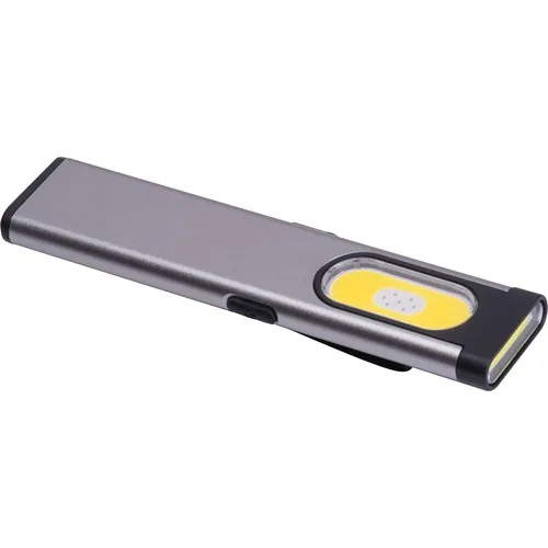 Lampe de Poche Plate Rechargeable Aluminium Recyclé - Dès 25 ex