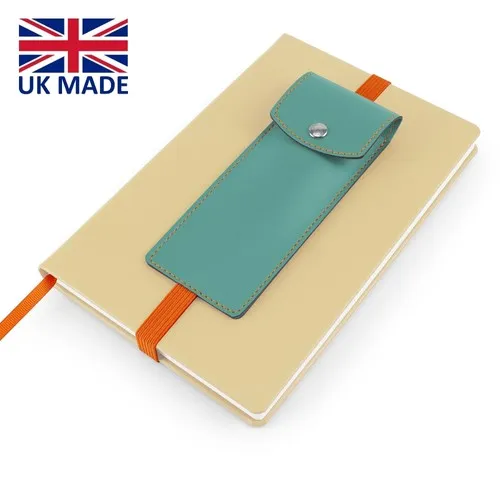 Porte-stylo professionnel en simili cuir pour carnet A5