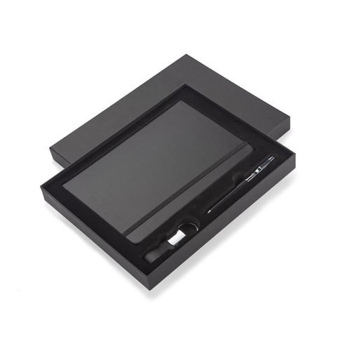 Porte-clés Bicolore Cuir PU et Métal Graphite Personnalisable
