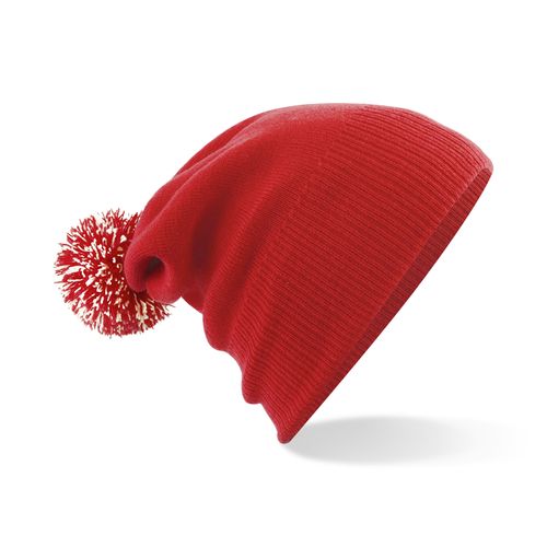 Bonnet Snowstar® Enfant Personnalisable - Pompon Bicolore