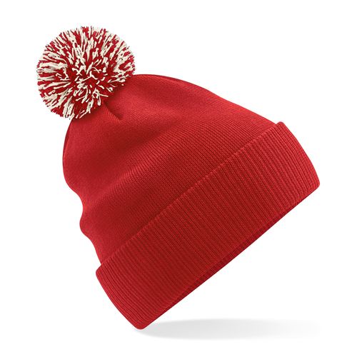 Bonnet Snowstar® Enfant Personnalisable - Pompon Bicolore