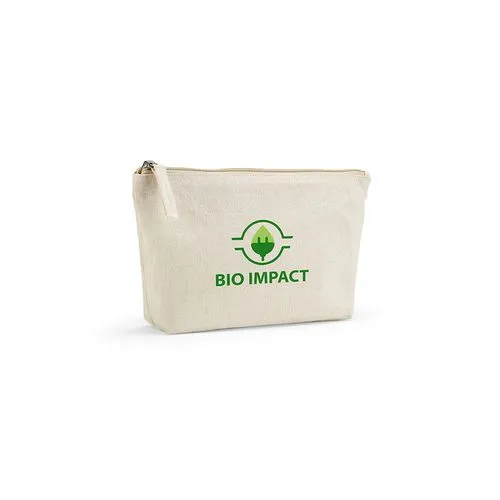 Trousse Cairo M. 2,1L en coton recyclé 320g, fermeture Zip