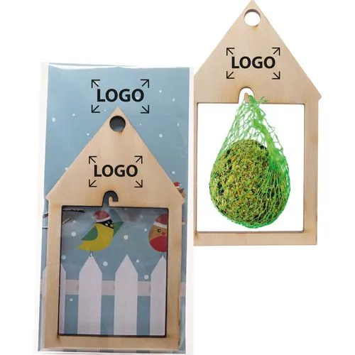 Maisonnette à Oiseaux en Bois Personnalisable - Cadeau Écologique