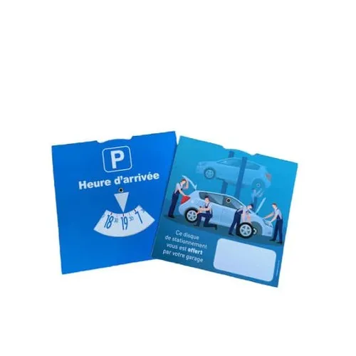 Disques de stationnement double fonction double pochette 1 disque tournant