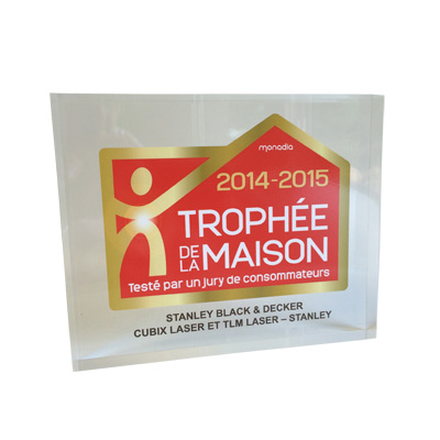 Trophée Arbre en Altuglas Transparent - Personnalisable