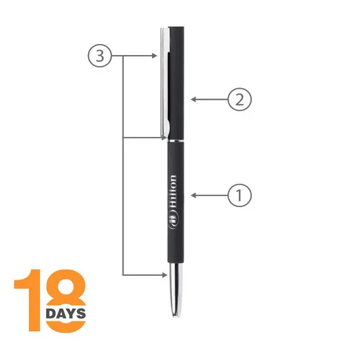 Clap, Stylo fin ouverture twist. STOCK.