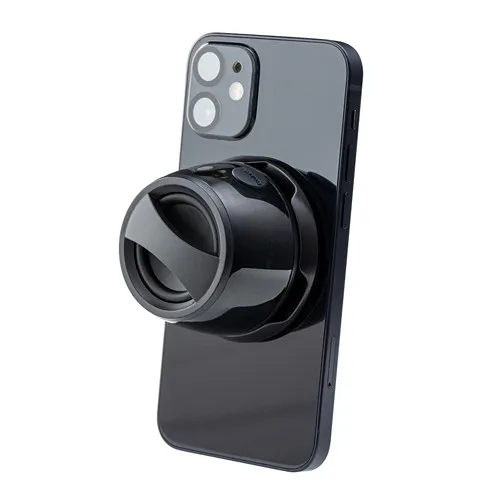 Enceinte Bluetooth Magnétique LED Personnalisable - Support Smartphone