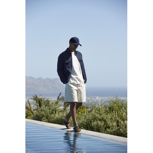 Casquette 6 Panneaux Personnalisable en Coton Sergé - Noir
