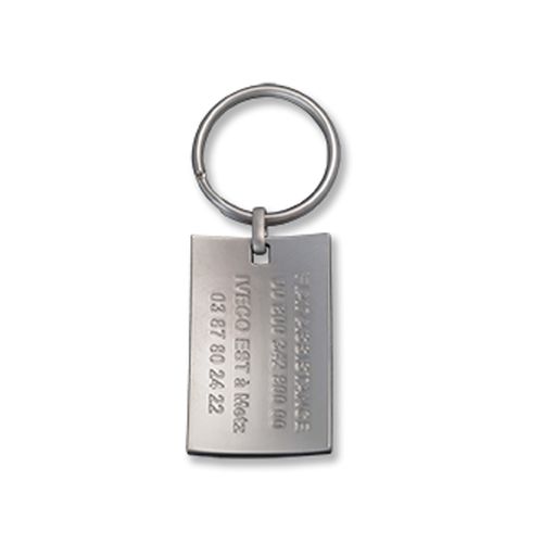 Porte-clés Curving Relief - Design Bombé Personnalisable