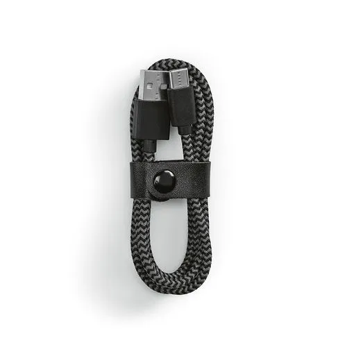 Câble de charge Leibniz, rPET 1m, USB-C/USB-A, charge rapide