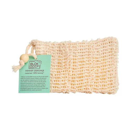 Pochette à savon en chanvre naturel personnalisable