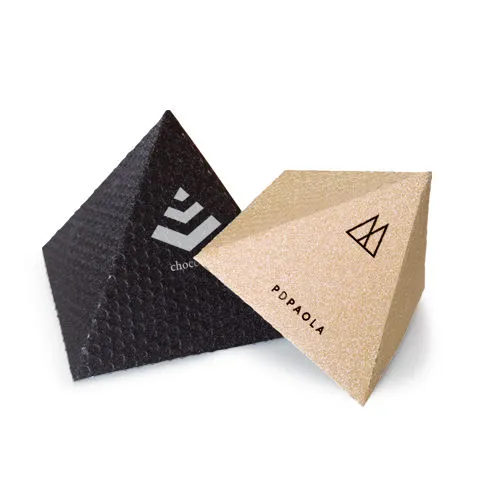 Boîte Pyramide Personnalisable Éco-responsable | 80% Plastique Recyclé