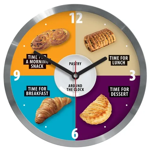 Horloge Murale Personnalisable en Acier - Ø300mm