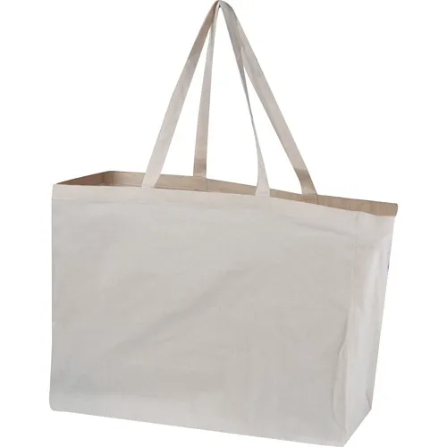 Sac Shopping XXL Coton 140g Personnalisable - Grandes Anses