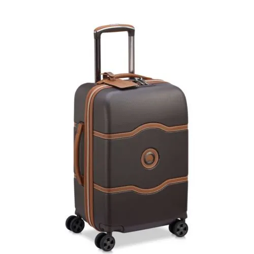 Valise Trolley Cabine Polycarbonate 55cm Personnalisable 4 Roues