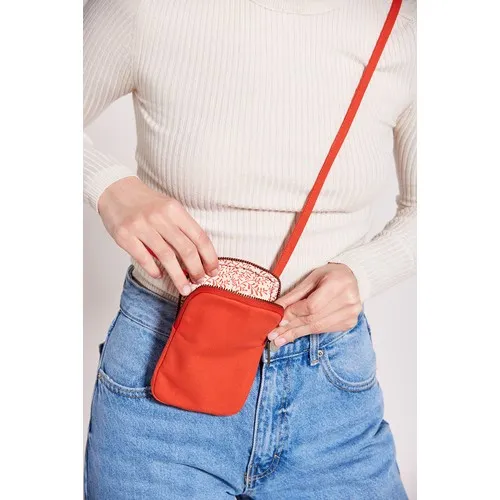 Housse Téléphone THÉO - Coton Bio GOTS avec Anse Réglable