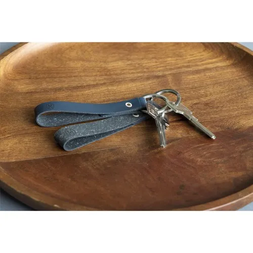 Recycled Leather Keyring porte-clés