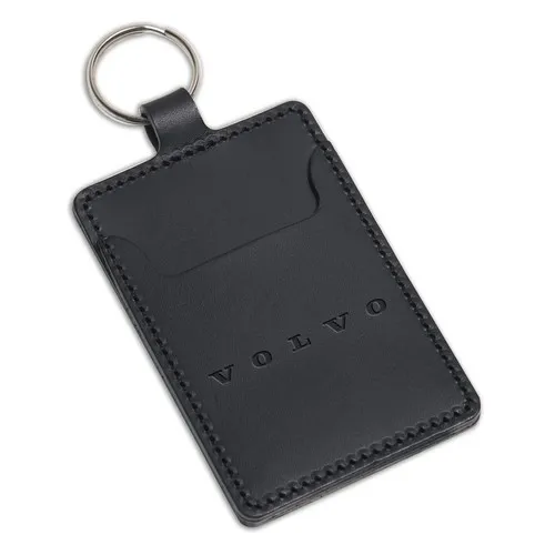 Étui Clé Volvo en Cuir Personnalisable avec Marquage en Creux