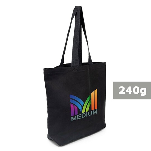 Sac Shopping Coton 240g Anses Longues - Personnalisable