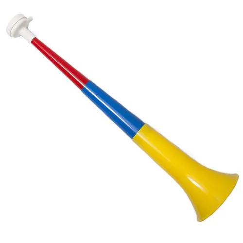 Trompette d'animation 30 cm personnalisable aux couleurs de Belgique
