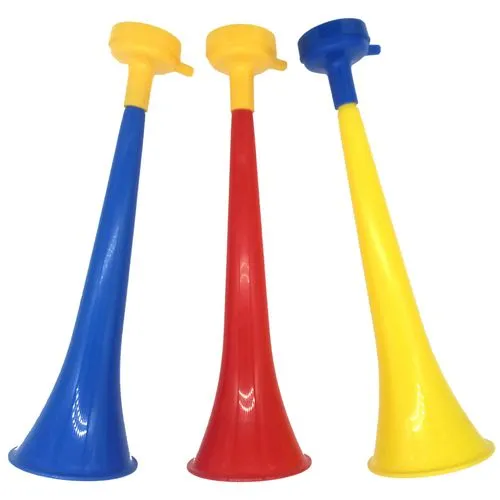 Trompette d'animation 30 cm personnalisable aux couleurs de Belgique