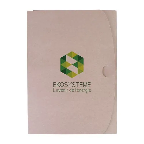 Chemise 3 Rabats Personnalisée en Carton - Marquage Sérigraphie