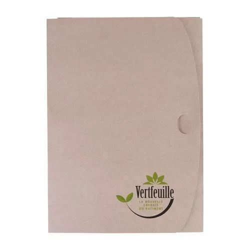 Chemise 3 Rabats Personnalisée en Carton - Marquage Sérigraphie