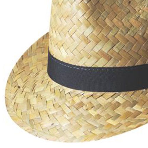 Chapeau paille dorée personnalisable - Fabrication européenne sur-mesure