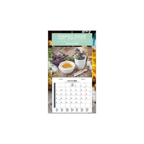 PLAQUE 1 VUE CREATION 2026 - 260 x 420 mm - DOS CARTON 350g - BLOC B1