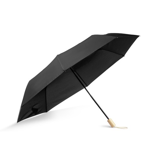 Parapluie Pliable Personnalisable avec Poignée Bois